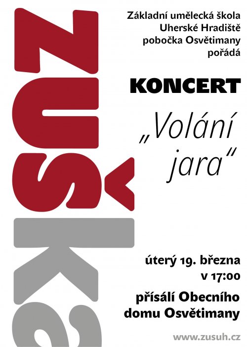 "Volání jara" | koncert pobočky Osvětimany