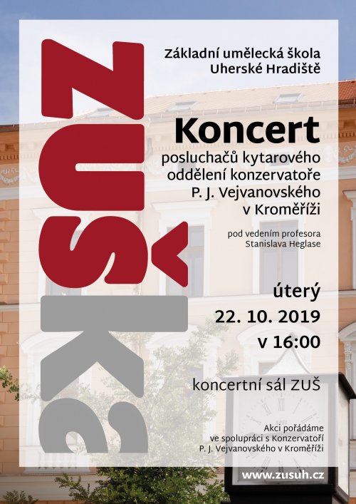 Koncert kytarového oddělení | konzervatoře P. J. Vejvanovského v Kroměříži