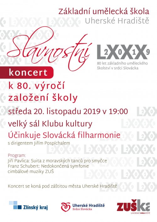 Slavnostní koncert | k 80. výročí ZUŠ Uherské Hradiště