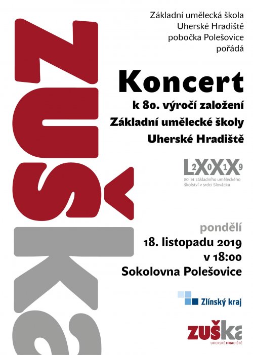 Koncert polešovické pobočky | k 80. výročí založení ZUŠ Uh. Hradiště