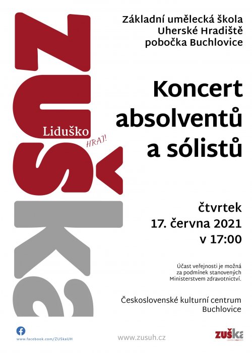 Koncert absolventů a sólistů | pobočky Buchlovice